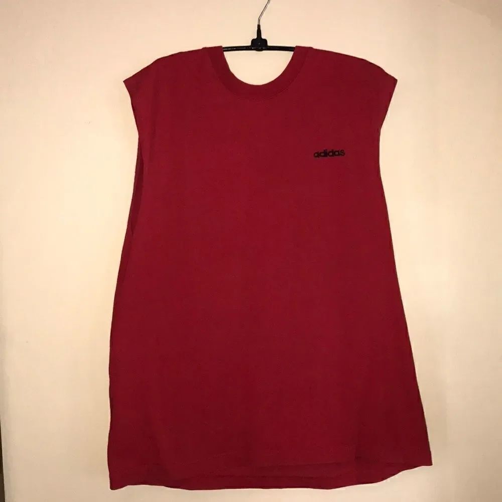 Adidas | Red Muscle Tee 🛍